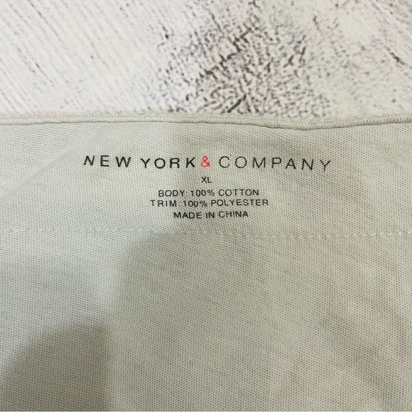 NY&Co - Organza Overlay Blouse - Picture 8 of 8